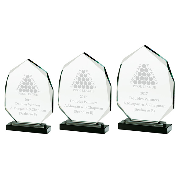 Clarity Optical Crystal Award 3 sizes - CR16099
