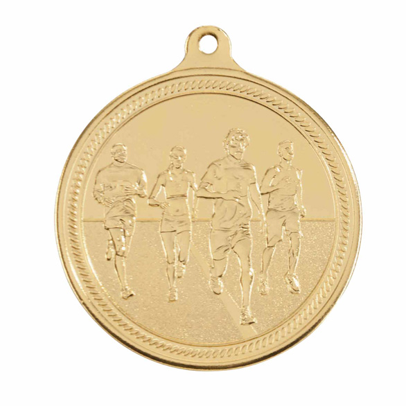 Gold Endurance Running Medal (size: 50mm) - MM16051G