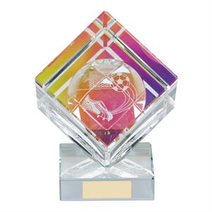 Victorious Football Cube Crystal Award - CR9232
