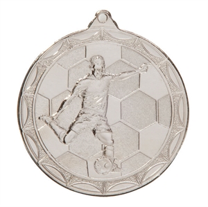 Silver Impulse Football Medal (size: 50mm) - MM2014S