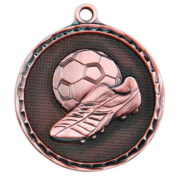 Bronze Power Boot Football Medal (size: 50mm) - MM16052B