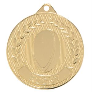 Gold Discovery Rugby Medal (size: 50mm) - MM17130G