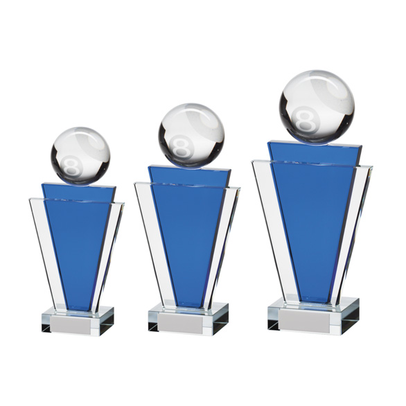 Gauntlet Pool Crystal Award 3 sizes - CR15065