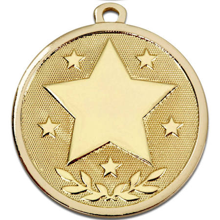 Gold Galaxy Stars Medal (size: 45mm) - AM1026.01