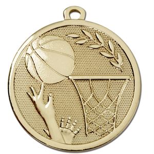 Gold Galaxy Basketball Medal (size: 45mm) - AM1034.01
