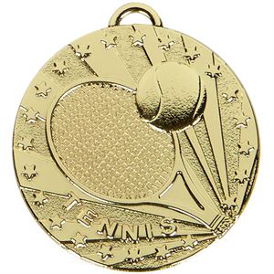 Gold Target Tennis Medal (size: 50mm) - AM1050.01
