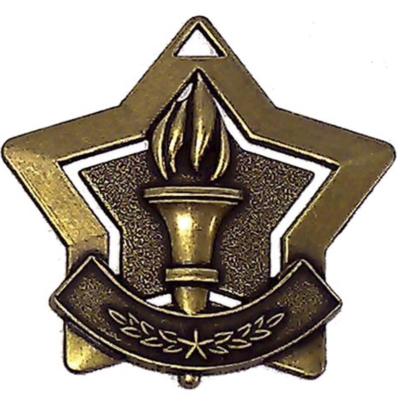 Bronze Mini Star Victory Medal (size: 60mm) - AM716B