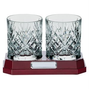 Lindisfarne St Oswald Whiskey Crystal Glasses - CR17523