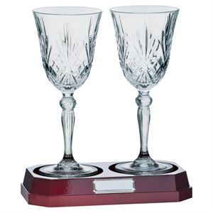 Lindisfarne St Joseph Crystal Wine Glasses - CR1739