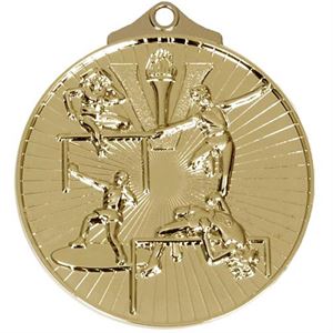 Gold Horizon 52 Track & Field Medal (size: 52mm) - AM221G