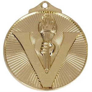 Gold Horizon Victory Torch Medal (size: 52mm) - AM200G