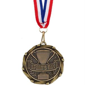 Gold Combo Sport's Day Medal (size: 45mm) - AM1016.12