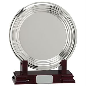 Octagonal Silver Salver Plate with stand Salvers Trophies 3 sizes FREE Engraving 