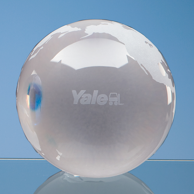 Optical Crystal Globe Paperweight - DY4