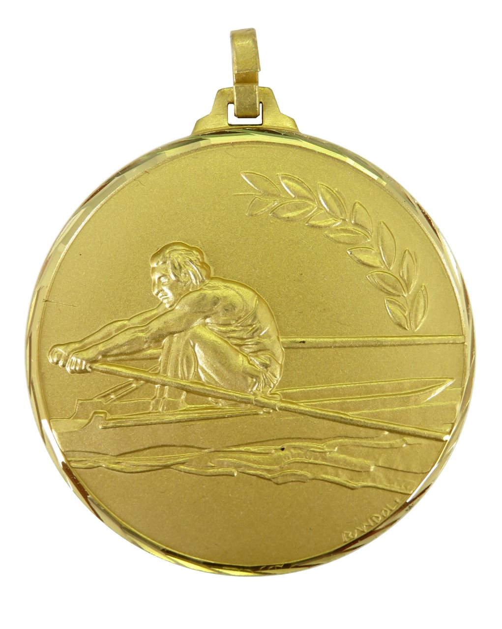 Gold Faceted Rowing Medal (size: 42mm and 52mm) - 184F