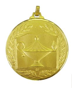 Gold Faceted Academic Medal (size: 52mm) - 231F/52G