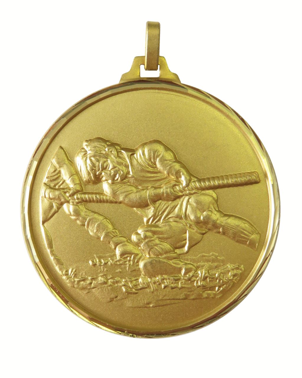Gold Faceted Tug-O-War Medal (size: 52mm) - 336F