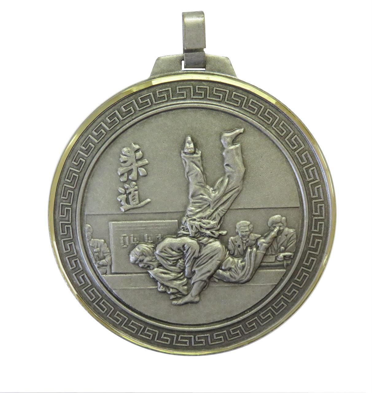 Silver Faceted Judo Medal (size: 70mm) - 124F