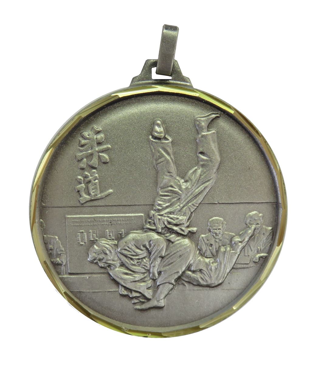 Silver Faceted Judo Medal (size: 42mm & 52mm) - 124F
