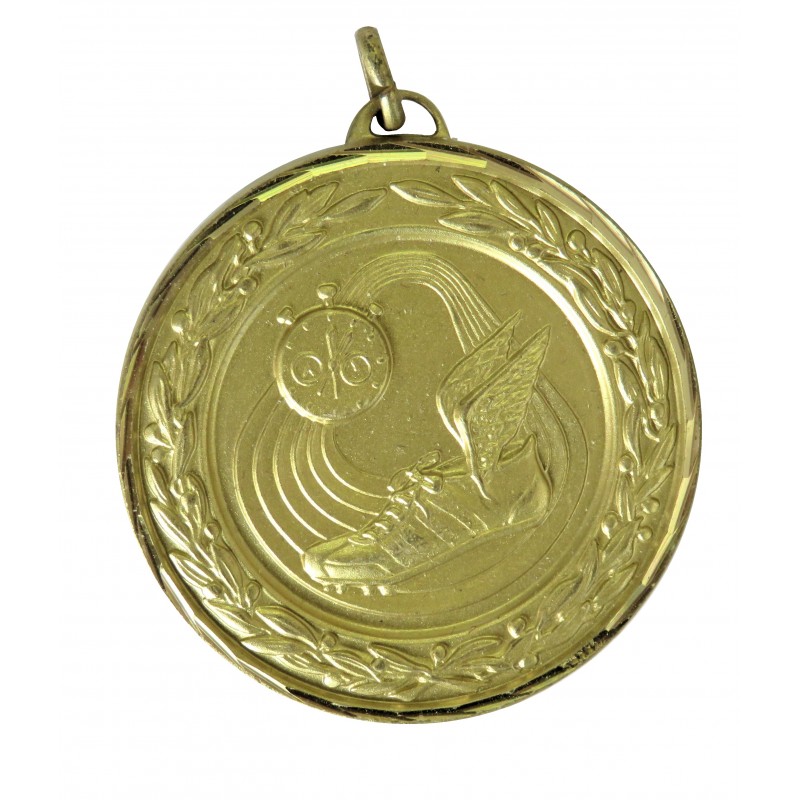 Gold Premium Classic Athletics Medal (size: 50mm) - 9555F