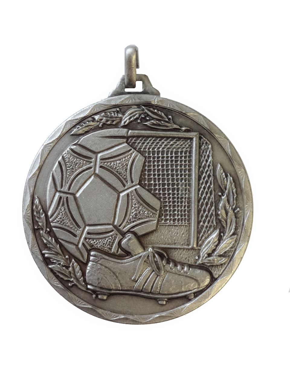 Silver Economy Football Boot Medal (size: 52mm) - 174E