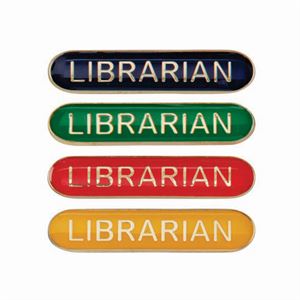 Librarian Metal School Bar Badge - SB16116