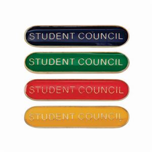 Student Council Metal School Bar Badge - SB16121