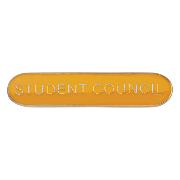 Student Council Metal School Bar Badge - SB16121Y