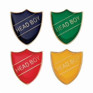 Head Boy Metal School Shield Badge - SB16105