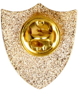 House Captain Metal School Shield Badge reverse - SB16107