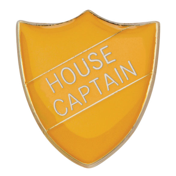 House Captain Metal School Shield Badge - SB16107Y