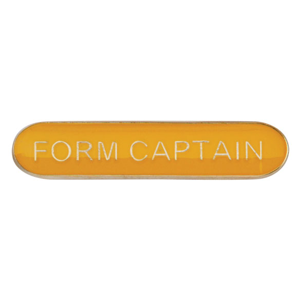 Form Captain Metal School Bar Badge - SB16114Y
