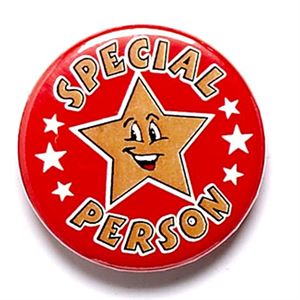 Special Person School Button Badge - BA016