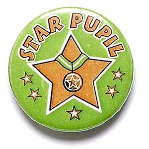Star Pupil School Button Badge - BA018