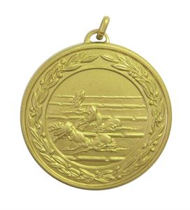 Gold Laurel Economy Male Swimmers Medal (size: 50mm) - 9694E