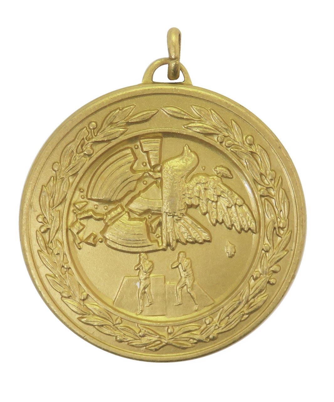 Gold Laurel Economy Clay Pigeon Medal (size: 50mm) - 4190E
