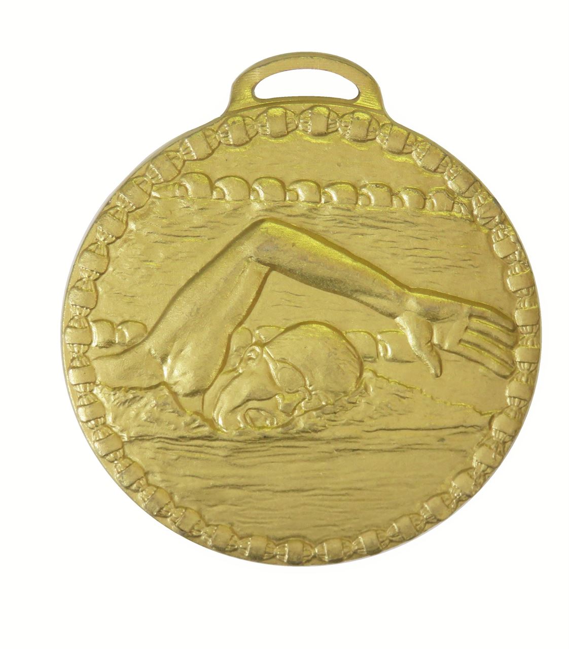Gold Male Crawl Value Swimming Medal (size: 50mm) - 672E