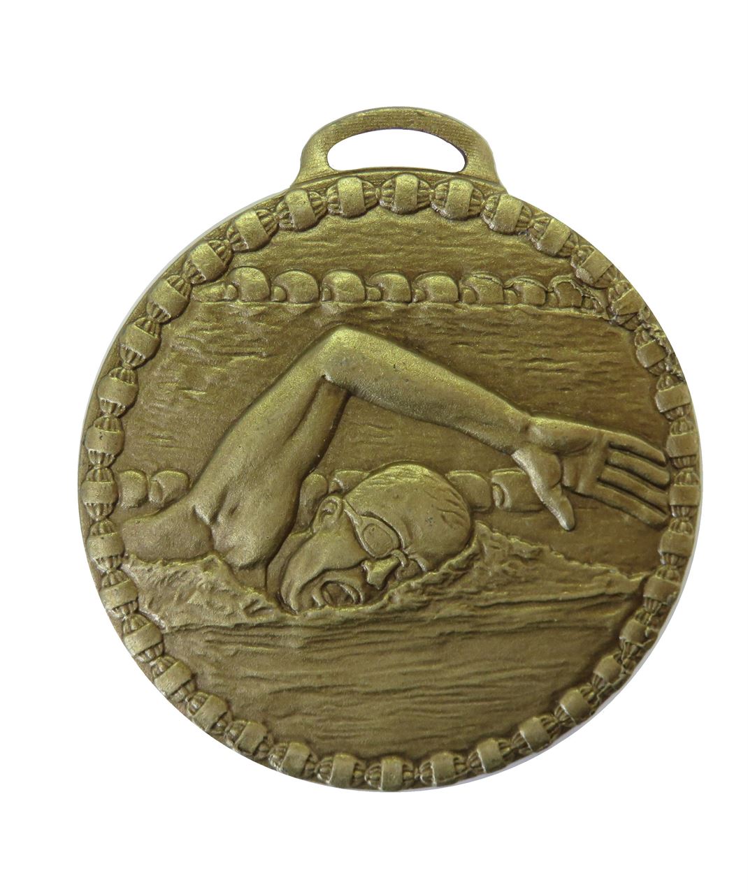 Bronze Male Crawl Value Swimming Medal (size: 50mm) - 672E