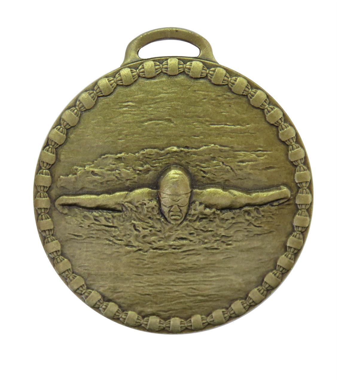 Bronze Male Butterfly Stroke Value Swimming Medal (size: 50mm) - 676E