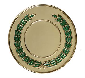 Gold Enamelled Laurel Medal (size: 50mm) - LAU