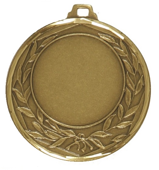 Bronze Faceted Wreath Medal (size:42mm) - 5405F