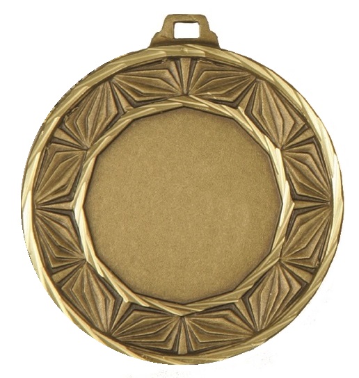 Bronze Faceted Diamond Medal - 5520F