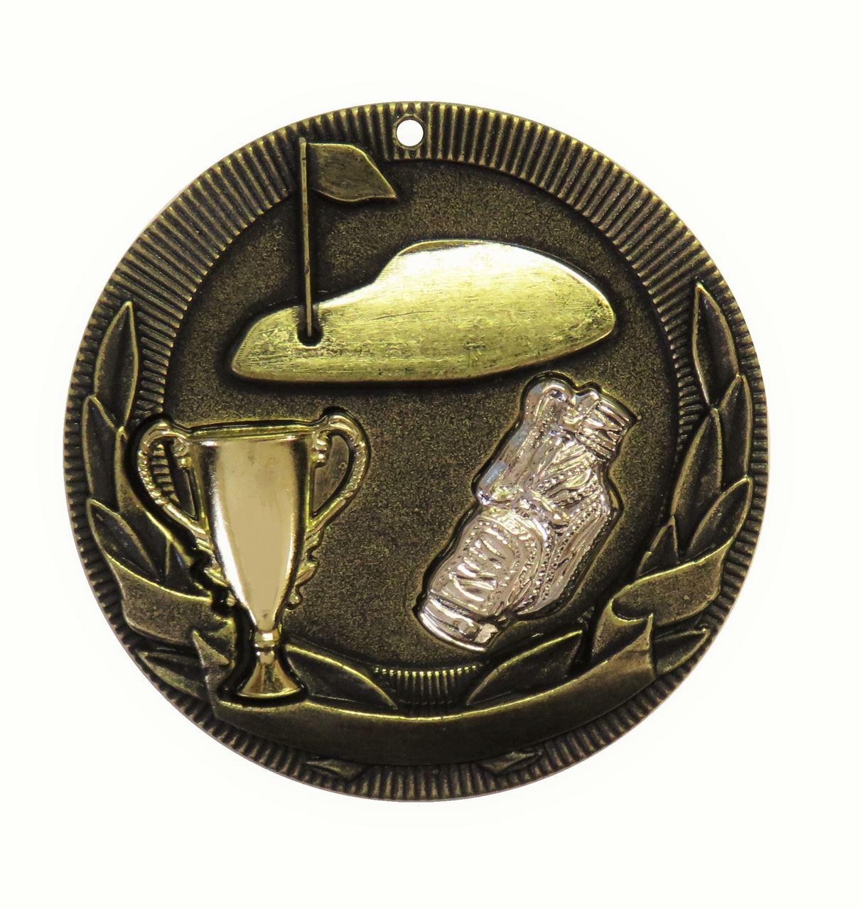 Gold Cup Design Golf Medal (size:50mm) - D3GF