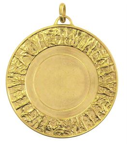 Gold Glacier Bright Finish Medal (size: 50mm) - 5808