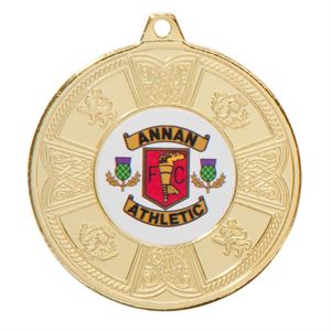Gold Balmoral Scottish Medal - MM2104G