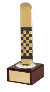 Snowboard Handmade Metal Trophy - 796