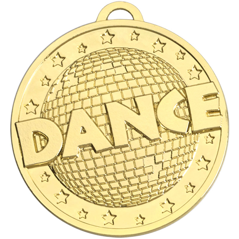 Gold Target Dance Medal (size:45mm) - AM1163.01