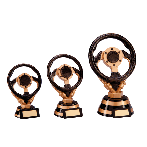 Apex Steering Wheel Motorsports Drive Trophy Award FREE Engraving 3 sizes RF1128 