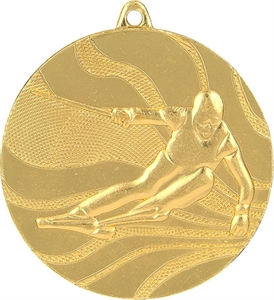 Gold Tidal Skiing Medal Minimum 100 - MMC4950/G