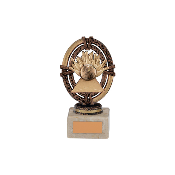 Maverick Legend Ten Pin Bowling Trophy Bronze Small - TH16022B